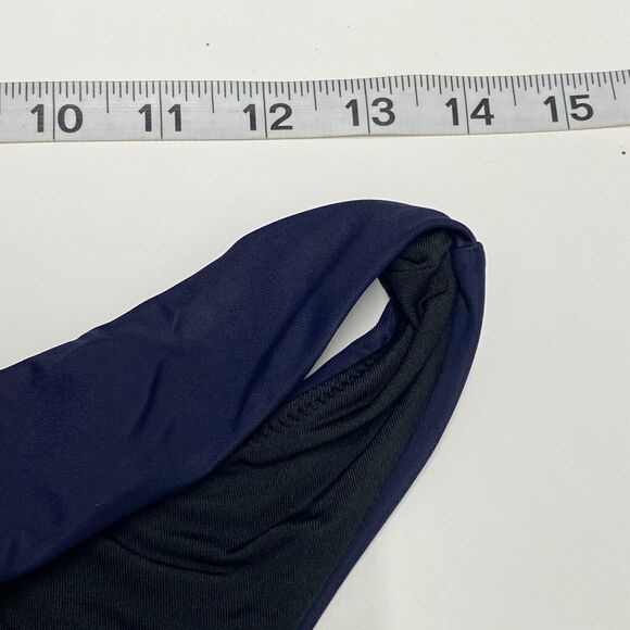 J Crew Swimsuit Womens S Blue Bikini Bottom Cheeky Curved Waist Beach BC125 Navy - Picture 2 of 7